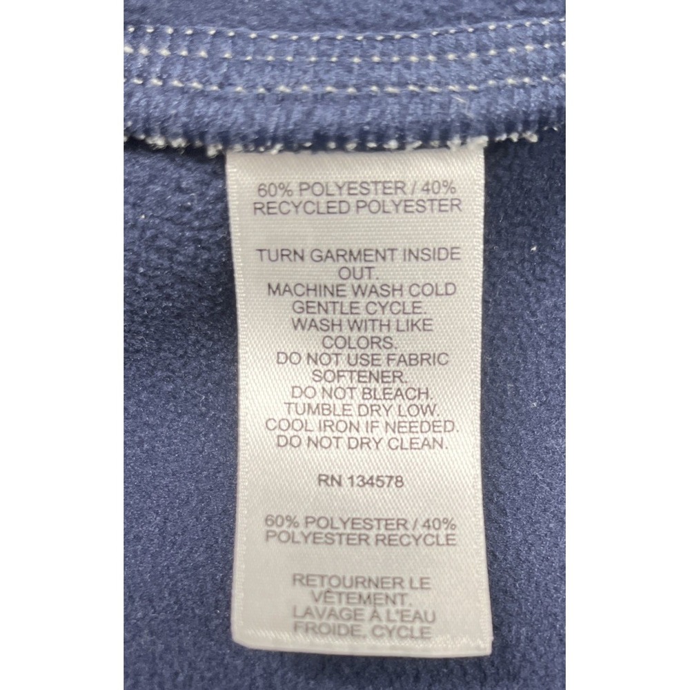 Vineyard Vines Sweater Mens XS Gray Quarter Zip Fleece Chest Pocket EUC - Picture 5 of 7
